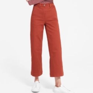 Everlane wide leg crop pants